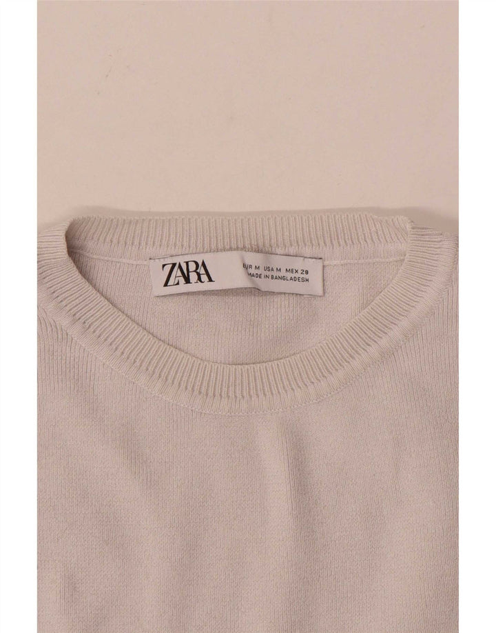 Canotta corta da donna Zara UK 12 Beige medio