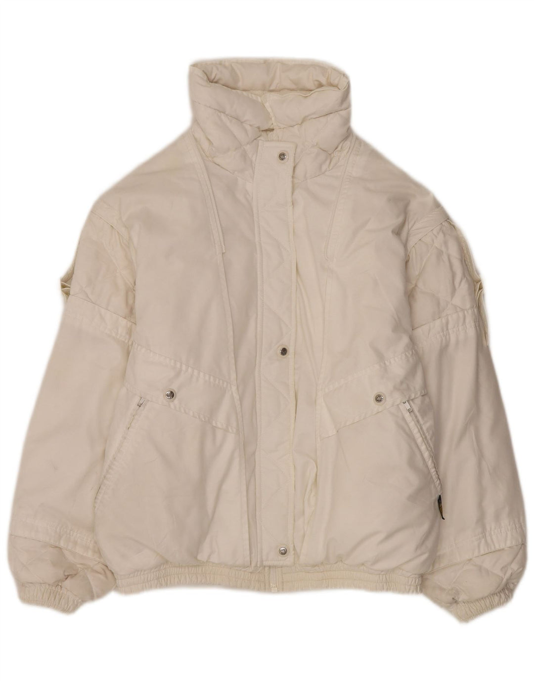 Giacca imbottita da donna Ciesse Piumini UK 16 Large Poliestere bianco