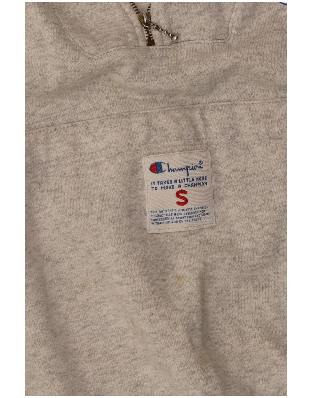 Maglione con cappuccio grafico oversize da donna CHAMPION UK 10 piccolo grigio