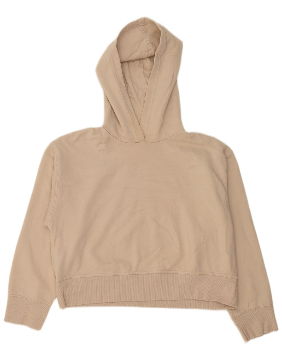Maglione corto con cappuccio da donna Zara UK 14 Beige medio