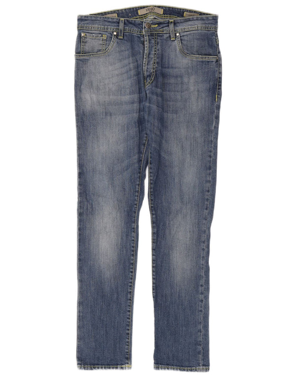 Jeans Slim Uomo Liu Jo IT 45 Small W30 L30 Blu Cotone