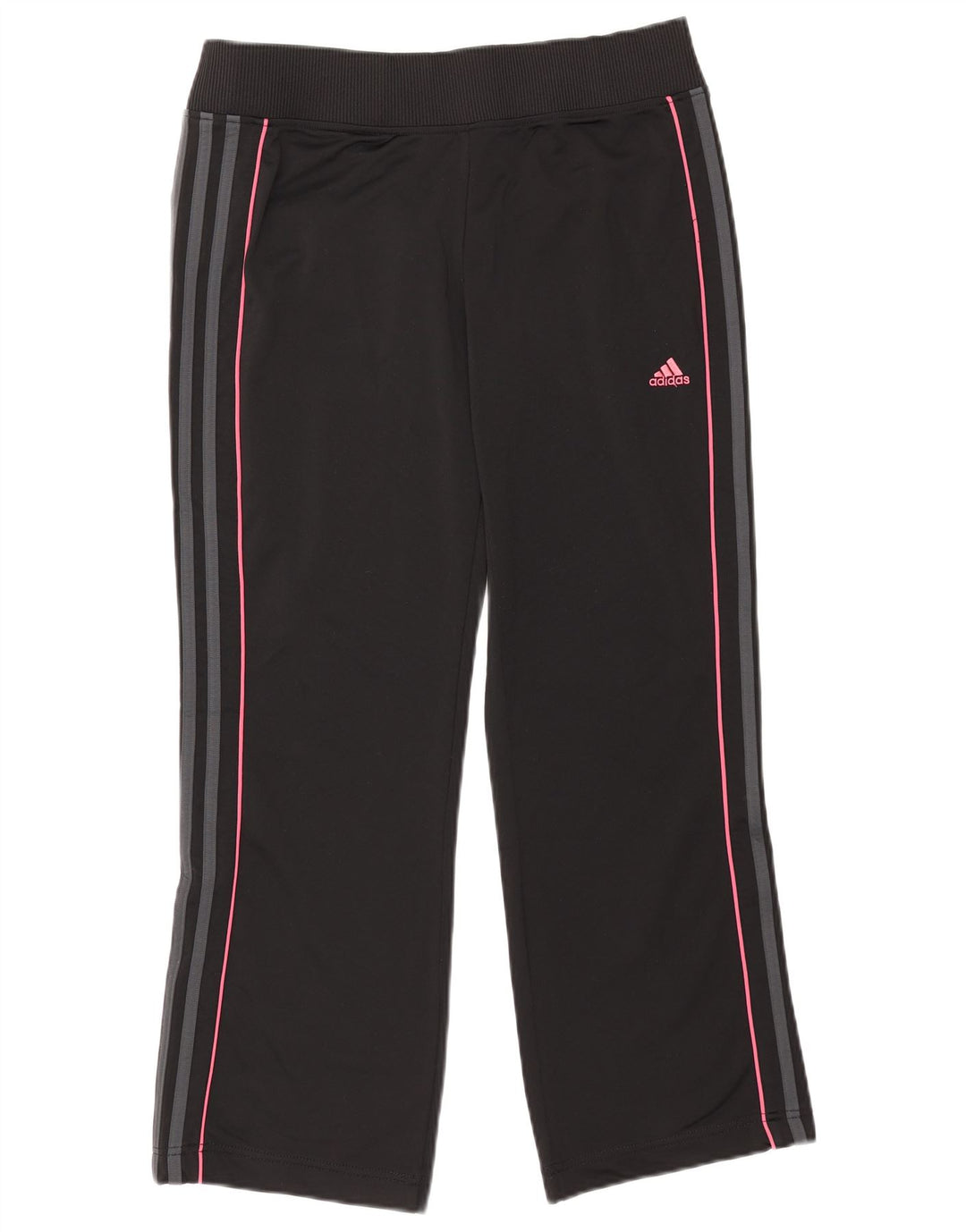 Pantaloni da tuta da donna Adidas UK 14 Large Nero Poliestere