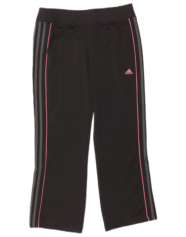 Pantaloni da tuta da donna Adidas UK 14 Large Nero Poliestere