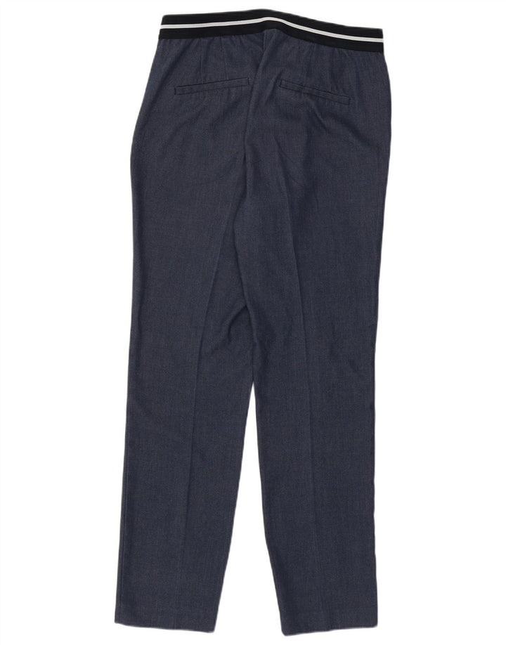 Pantaloni chino affusolati da donna Zara medi W28 L27 poliestere blu