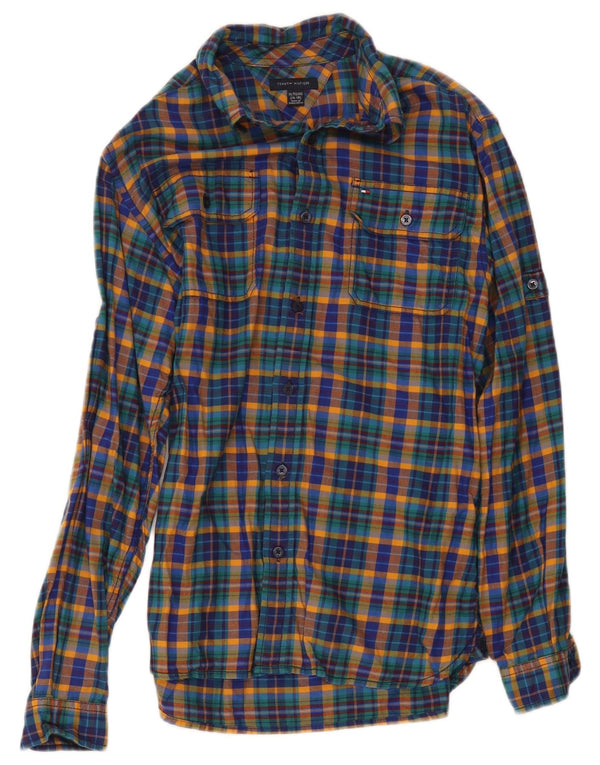 Tommy Hilfiger Camicia in flanella per ragazzi 15-16 anni XL Cotone a quadri multicolore