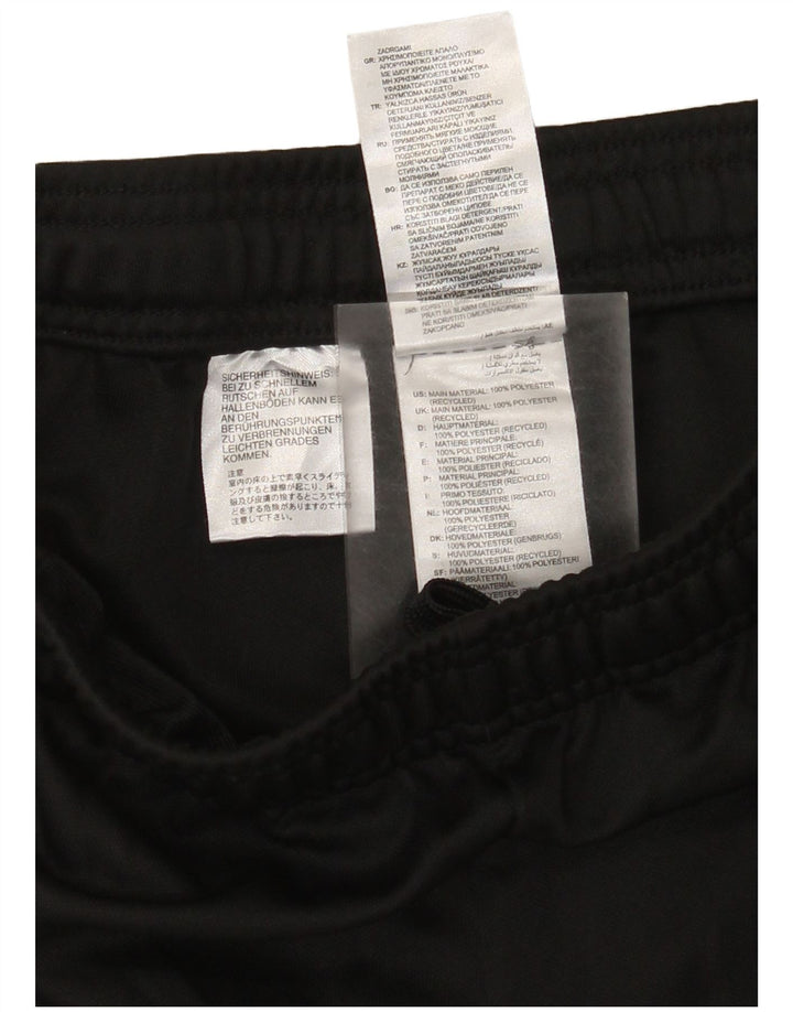 Pantaloni da tuta Adidas Aeroready da uomo piccoli in poliestere color block nero
