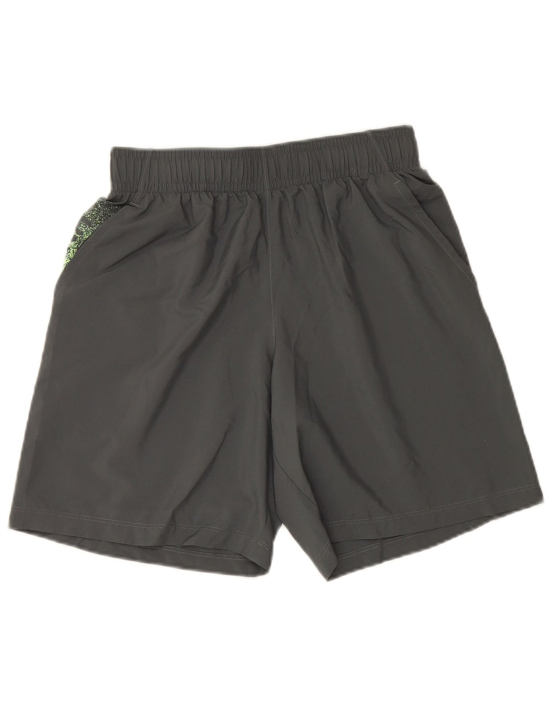 UNDER ARMOUR Mens Graphic Sport Shorts Small  Grey Polyester