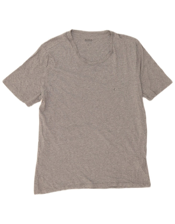 T-shirt da uomo Hugo Boss Top XL in cotone grigio
