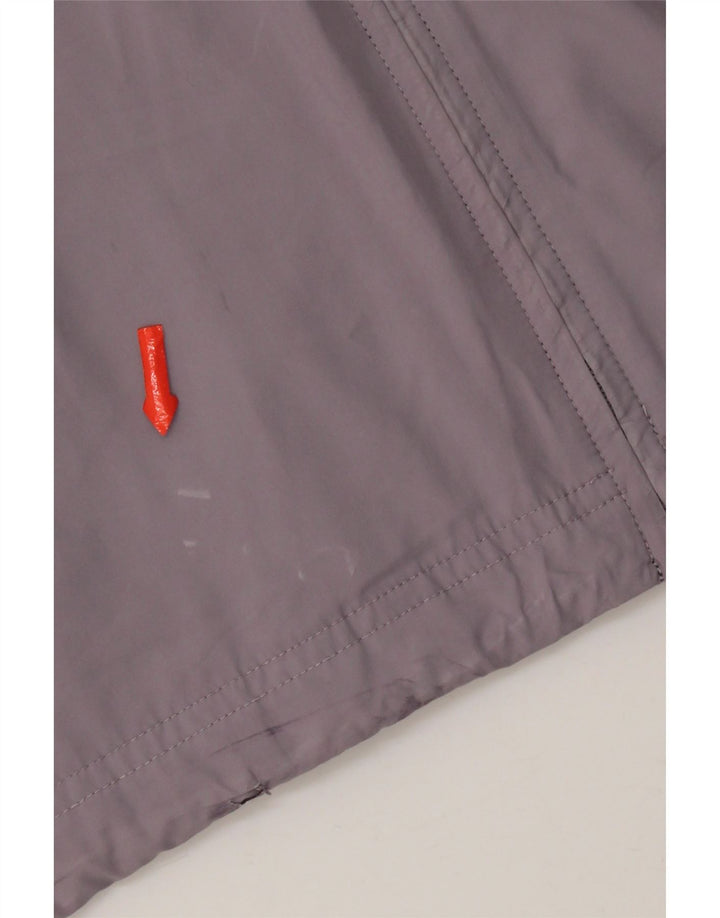 Giacca da tuta da donna Adidas UK 14 Large Viola Colourblock Poliestere