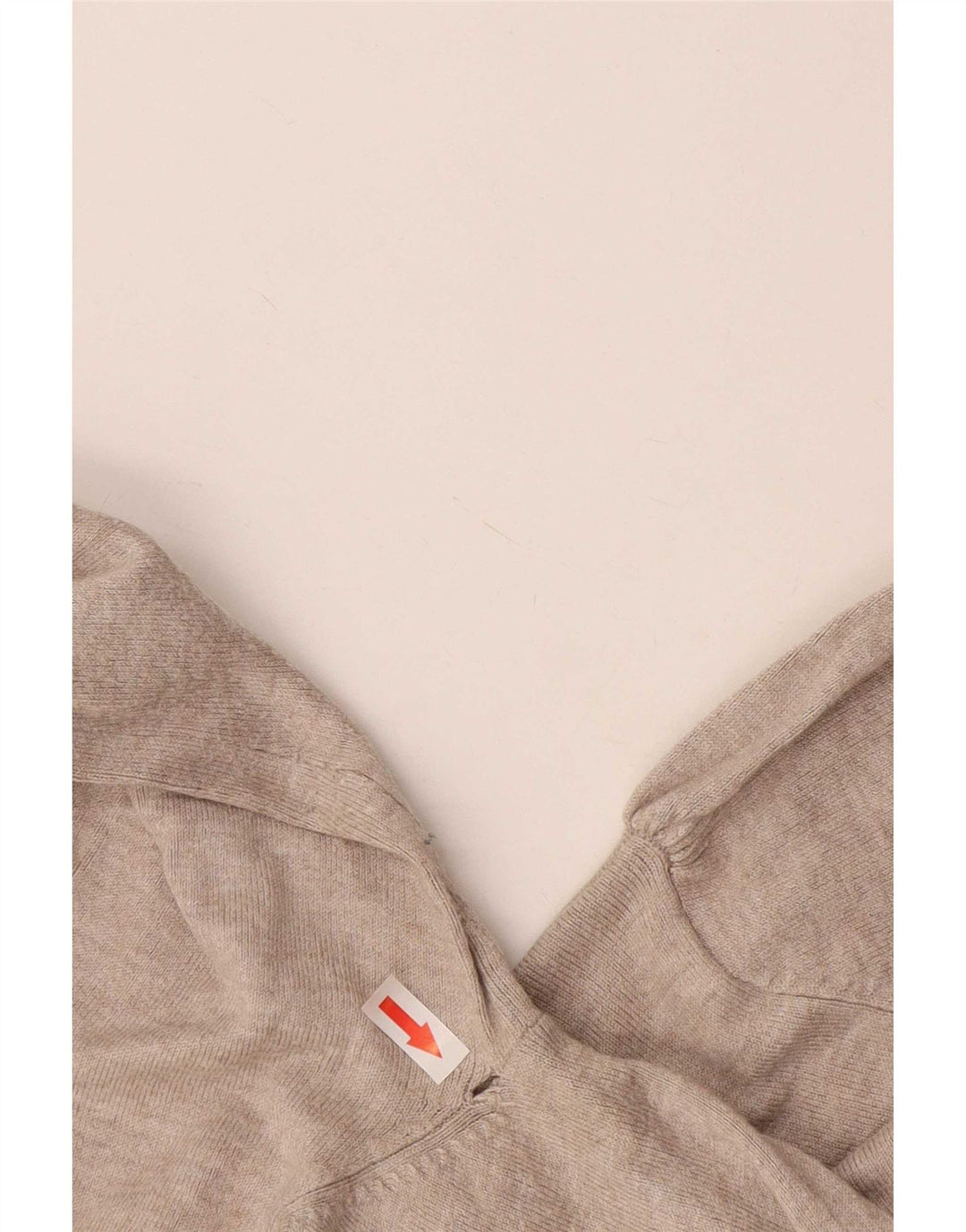 Maglione cardigan da donna Marks & Spencer UK 16 Large Beige Viscosa