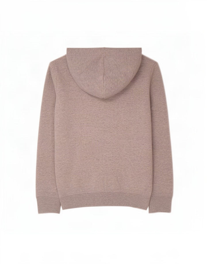 Maglione con cappuccio e zip da uomo Superdry piccolo in cotone grigio