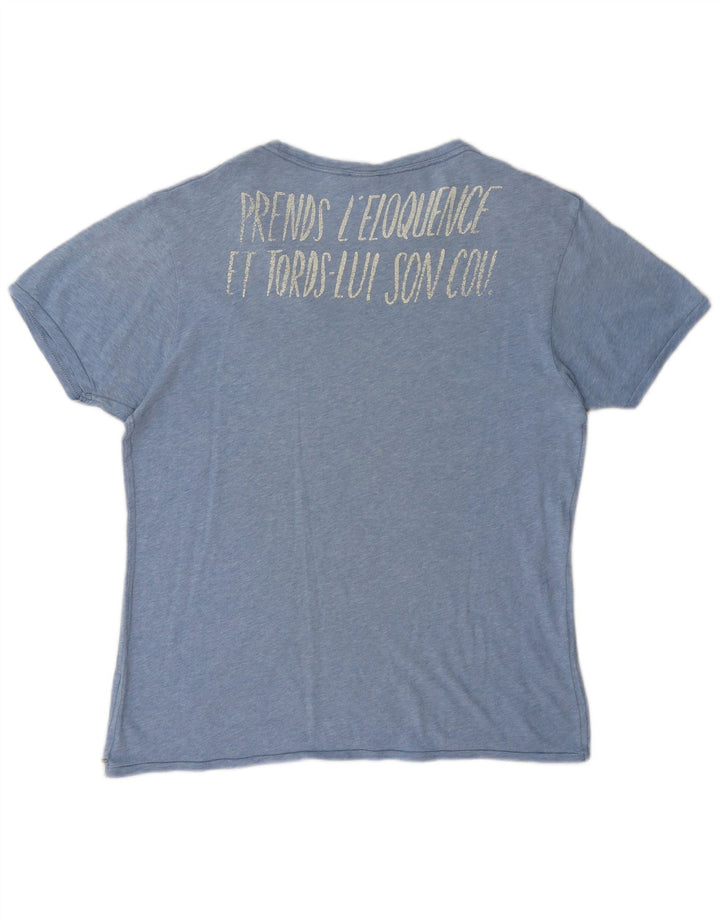 T-shirt grafica da uomo Scotch & Soda Top XL Blu