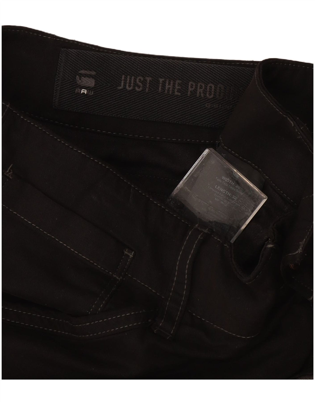 Pantaloni cargo slim da uomo G-STAR W36 L32 cotone nero