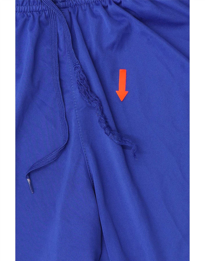Pantaloncini sportivi Adidas Climalite da uomo piccoli in poliestere blu