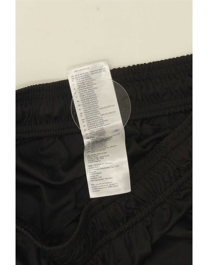 Pantaloncini sportivi Adidas Climalite da donna UK 12 medio poliestere nero
