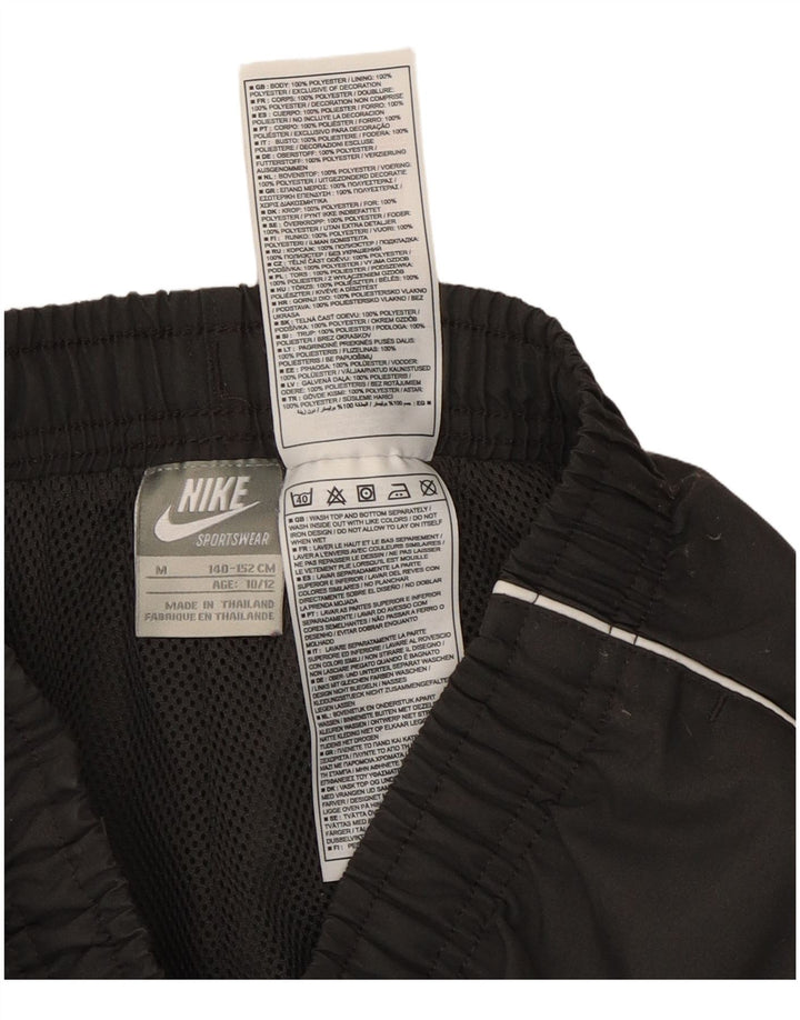 Pantaloni da tuta Nike da ragazzo vestibilità ampia 10-11 anni poliestere nero medio