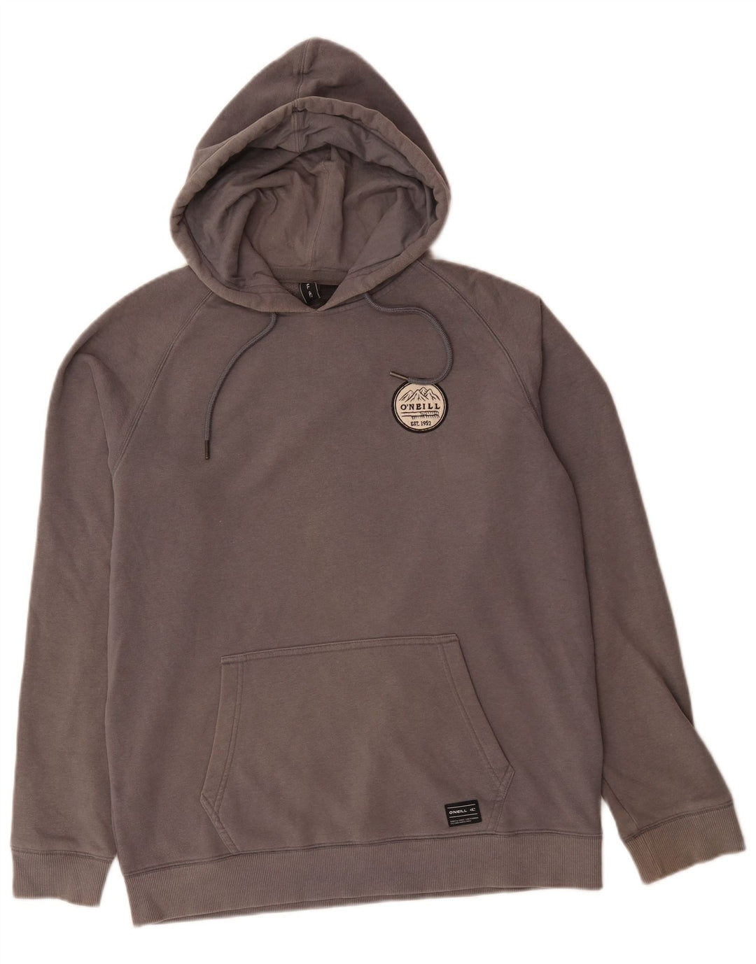Maglione con cappuccio da uomo O'NEILL grande in cotone grigio