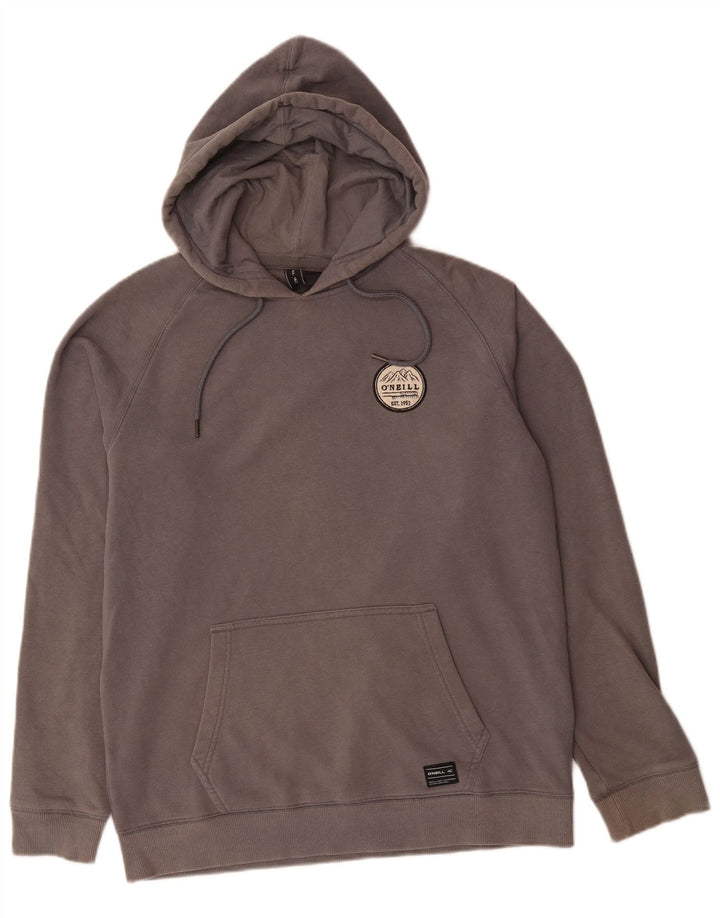 Maglione con cappuccio da uomo O'NEILL grande in cotone grigio