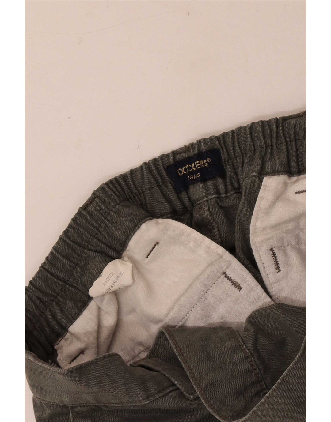 Pantaloncini cargo da uomo color kaki Dockers W40 XL cotone kaki