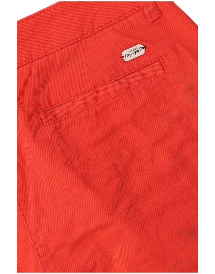 Pantaloncini chino Geographic da donna Napapijri W30 poliestere rosso medio