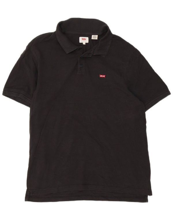 Polo Levi's da uomo XL in cotone nero