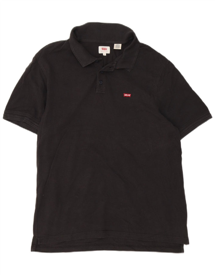 Polo Levi's da uomo XL in cotone nero