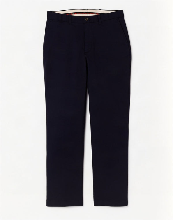 Pantaloni chino dritti da uomo Polo Ralph Lauren W34 L32 cotone blu navy