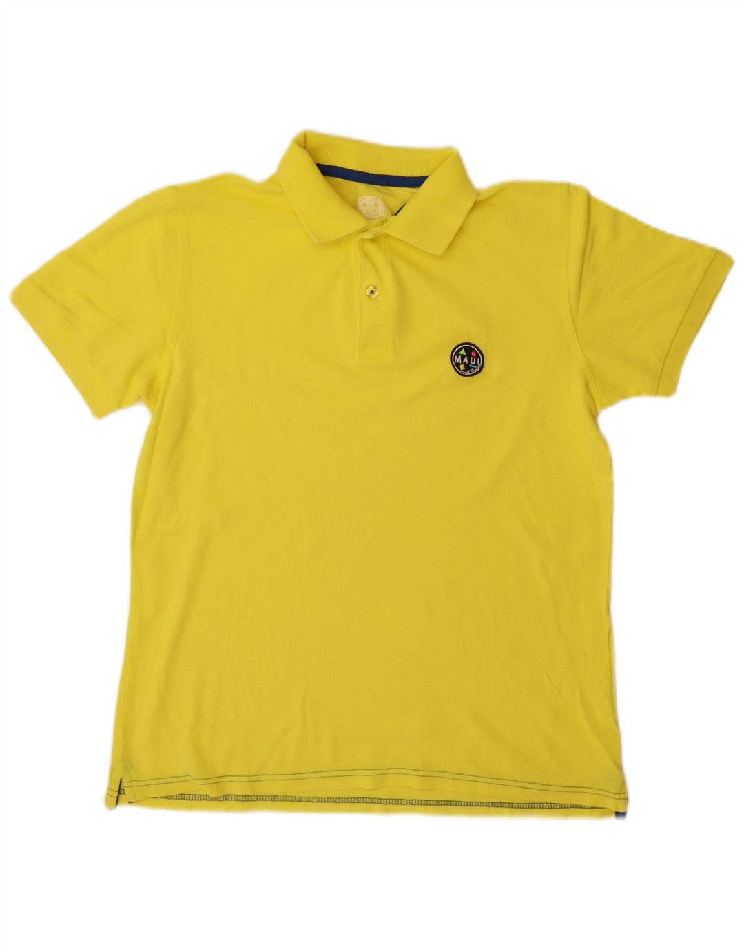 Polo da uomo MAUI AND SONS piccola in cotone giallo