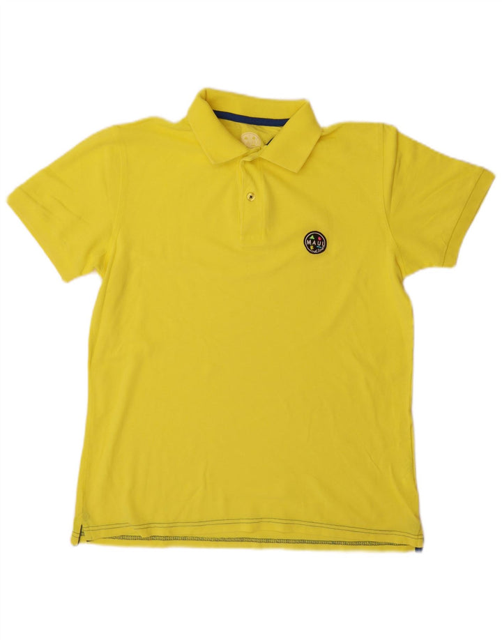 Polo da uomo MAUI AND SONS piccola in cotone giallo