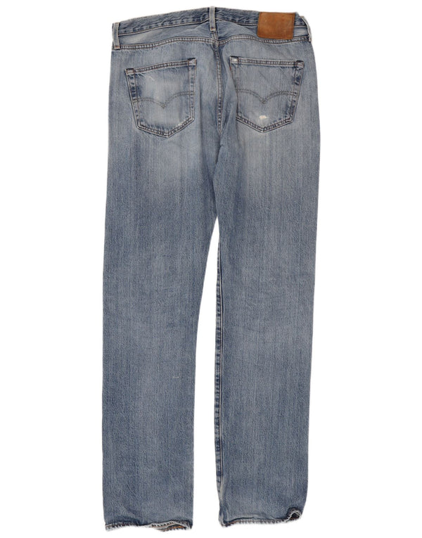 Jeans slim invecchiati Levi's da uomo W34 L35 Blu