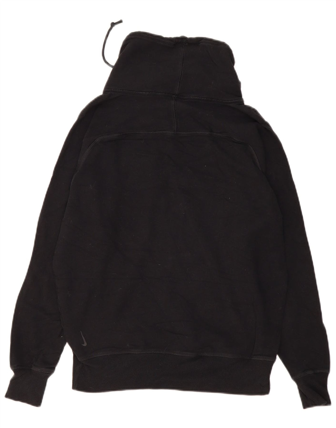 Felpa oversize da donna Nike UK 6 XS cotone nero