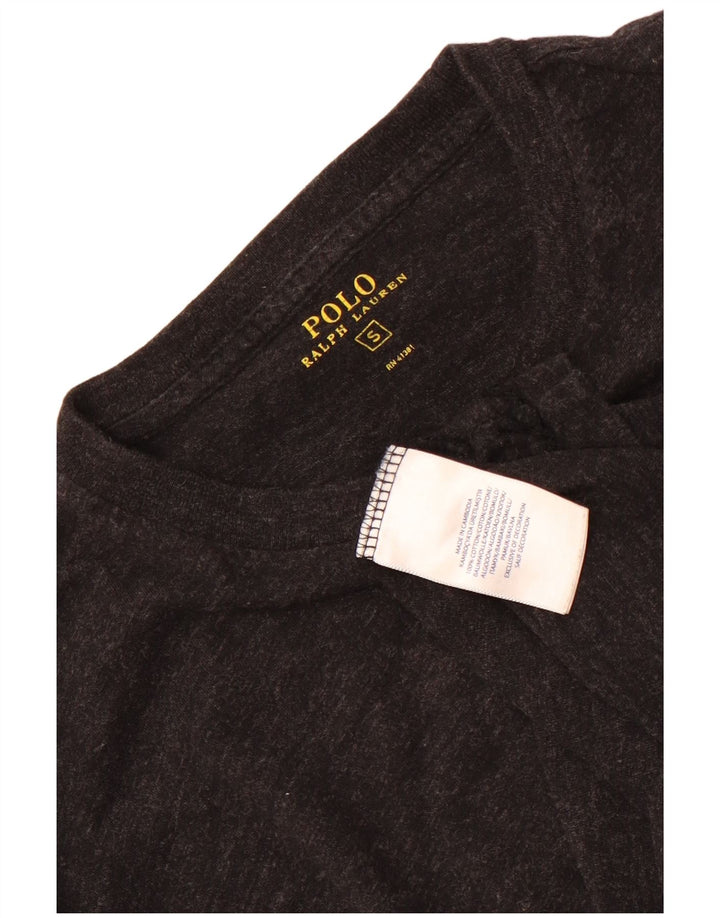 Polo Ralph Lauren Top da uomo a manica lunga piccolo in cotone grigio