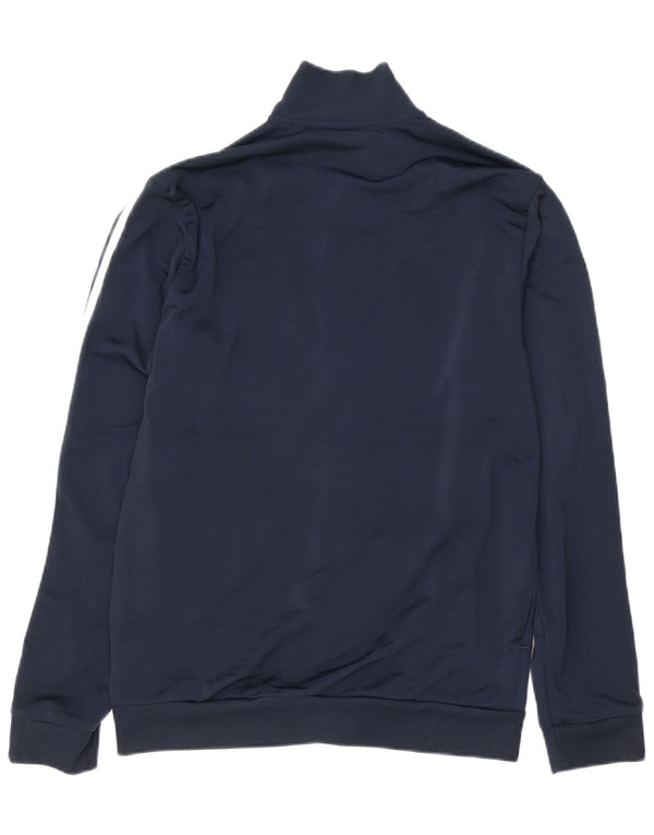 Giacca da tuta da uomo Adidas UK 40/42 Medium Navy Blu Poliestere