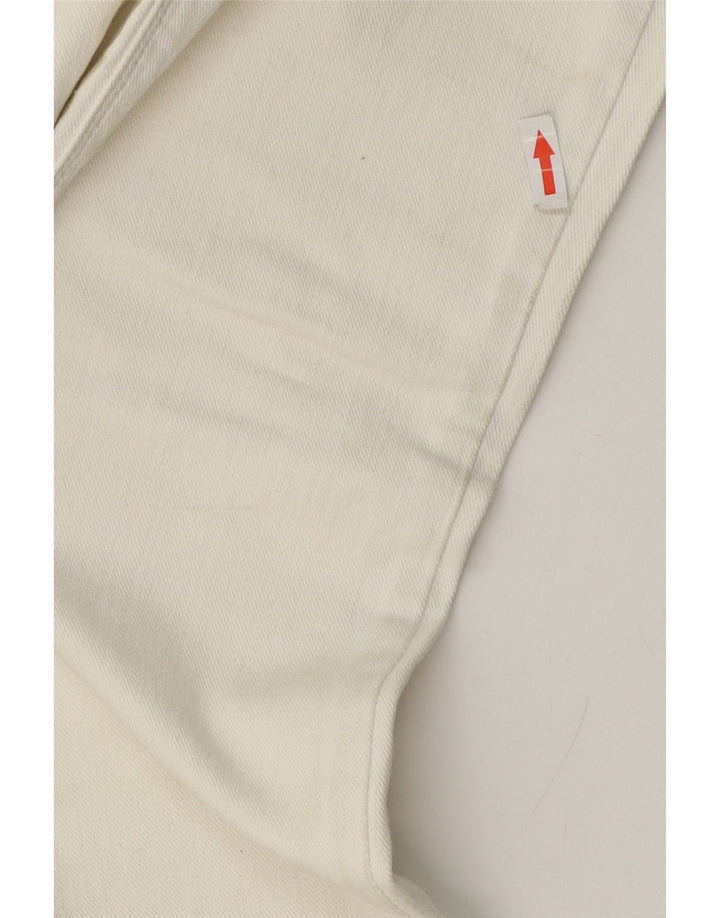 Jeans Levi's 571 Slim da donna W28 L30 cotone bianco