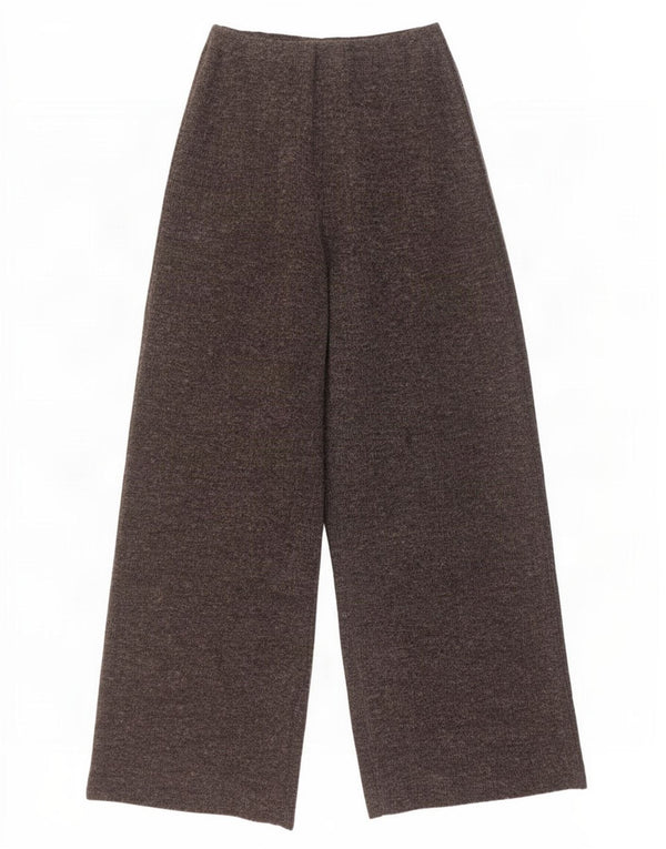 Zara Womens Loose Fit Knit Tracksuit Trousers UK 10 Small Grey