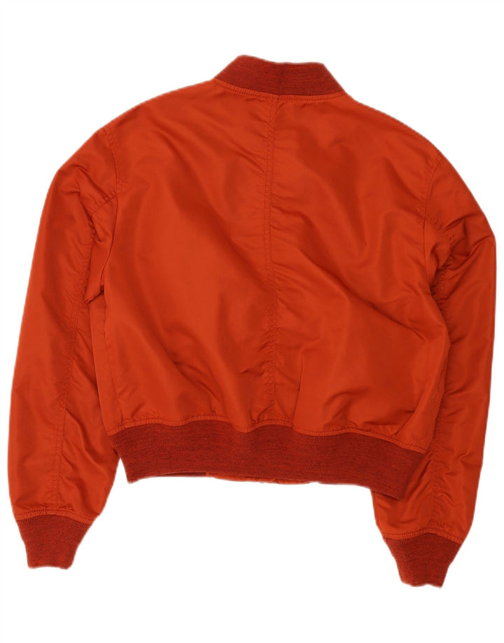 Giubbotto bomber oversize da donna Superdry UK 8 Small nylon rosso