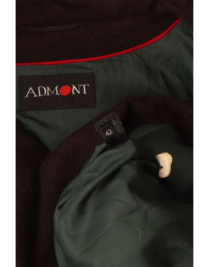 Soprabito oversize con cappuccio da donna Admont EU 42 Large in lana marrone