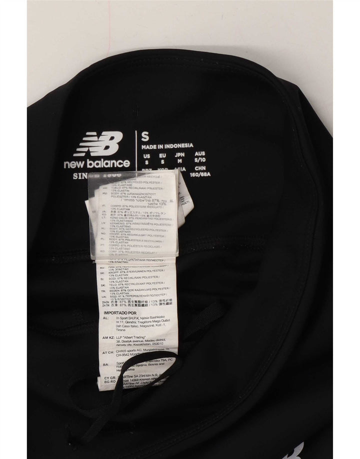 Leggings da donna New Balance UK 10 piccoli poliestere nero