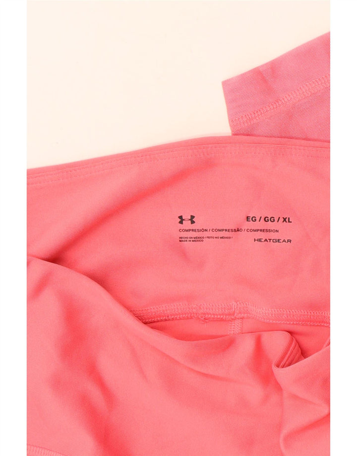 Leggings grafici Under Armour da donna Heat Gear UK 18 XL poliestere rosa