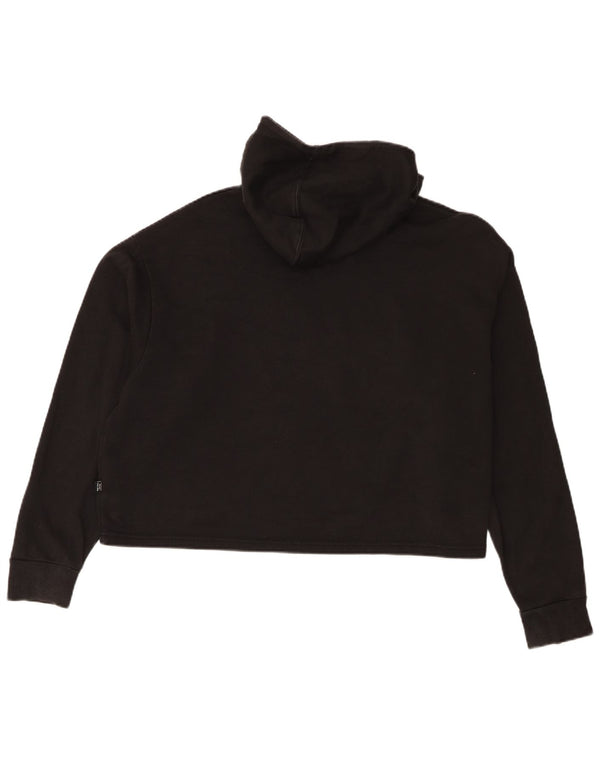 Felpa con cappuccio oversize con grafica corta da donna Puma UK 18 XL cotone nero
