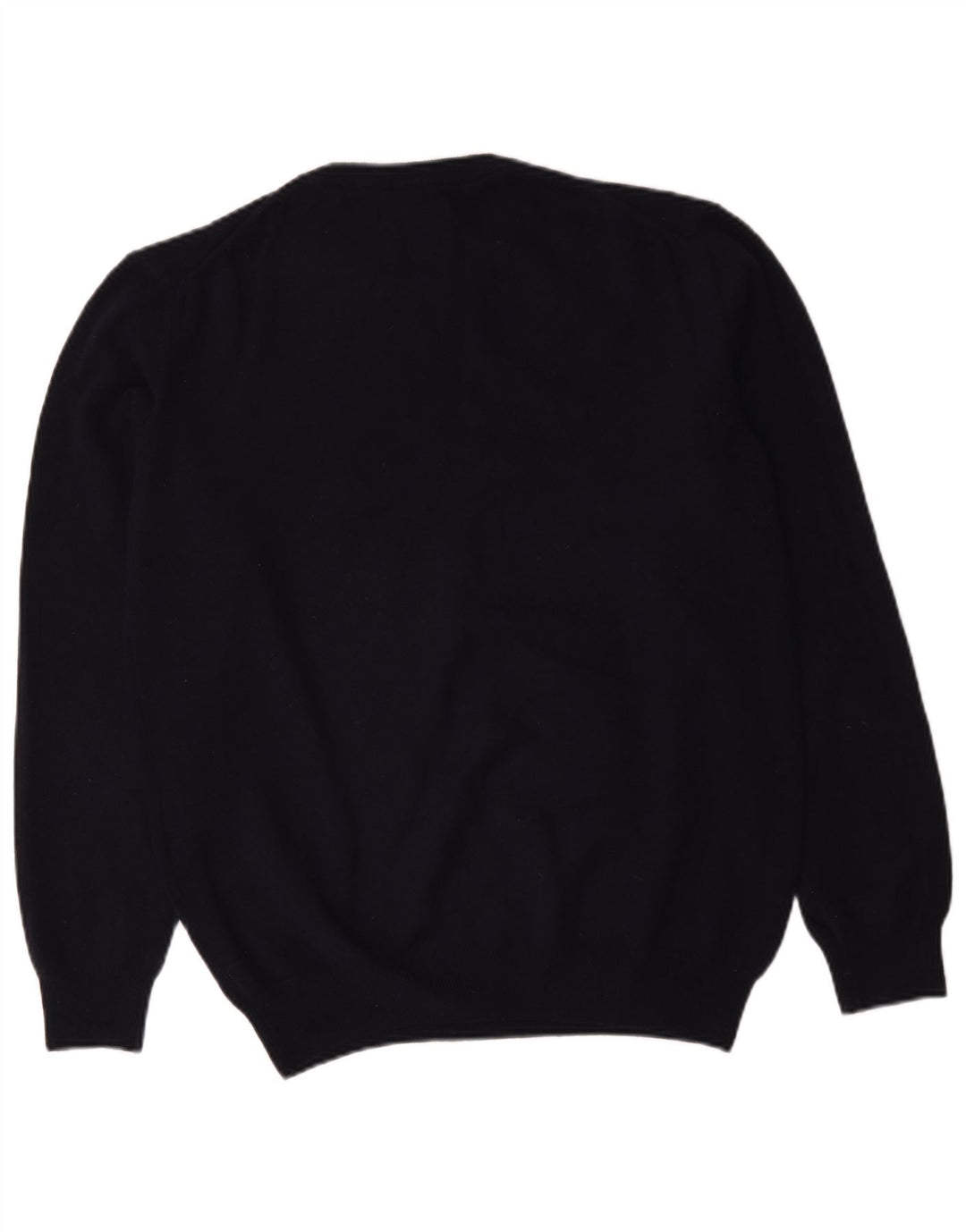 Gant Maglione da uomo girocollo maglione grande lana d'agnello blu navy