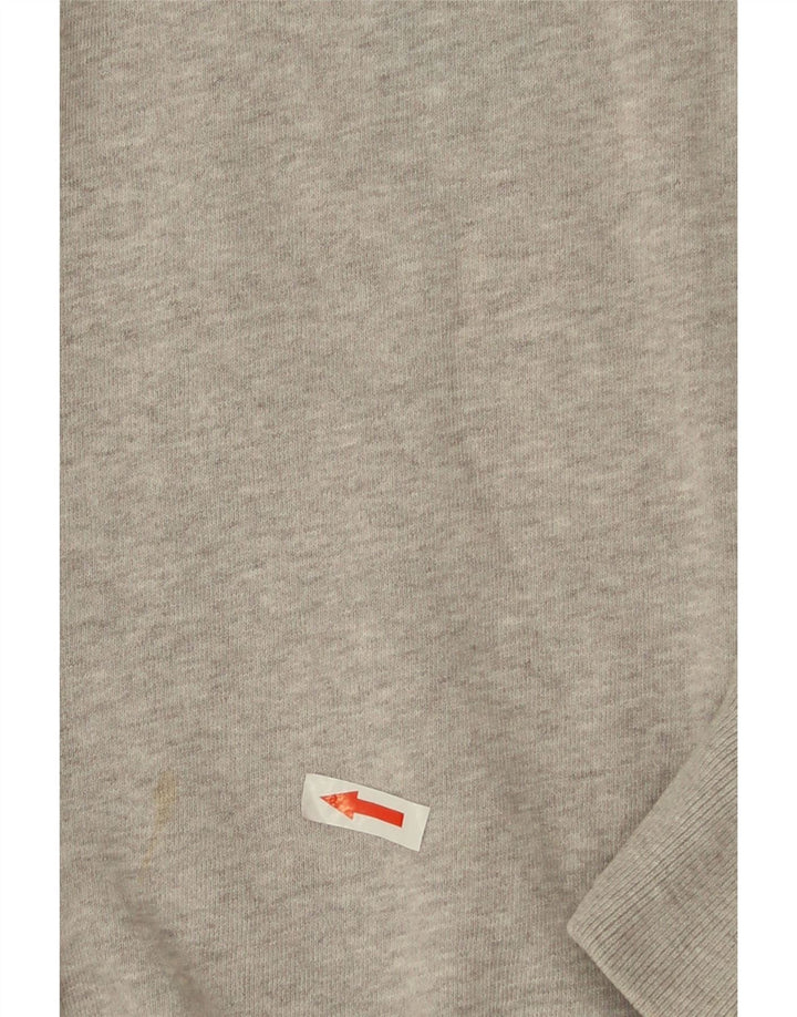 Felpa grafica da uomo Jack Wills Maglione cotone chiazzato grigio medio