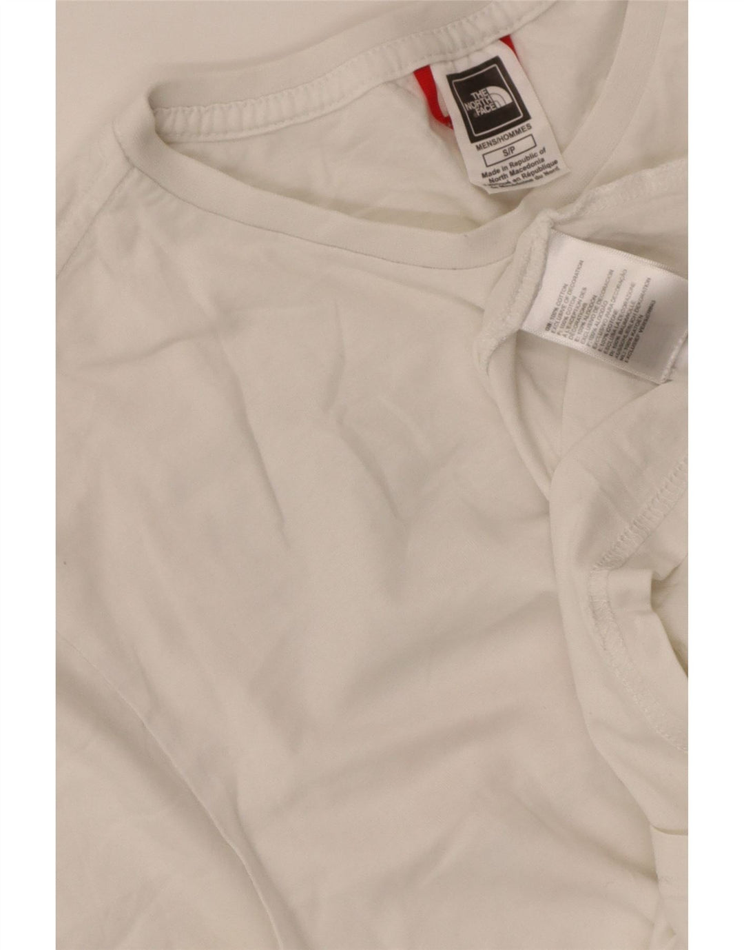 T-shirt grafica da uomo The North Face Top piccola in cotone bianco