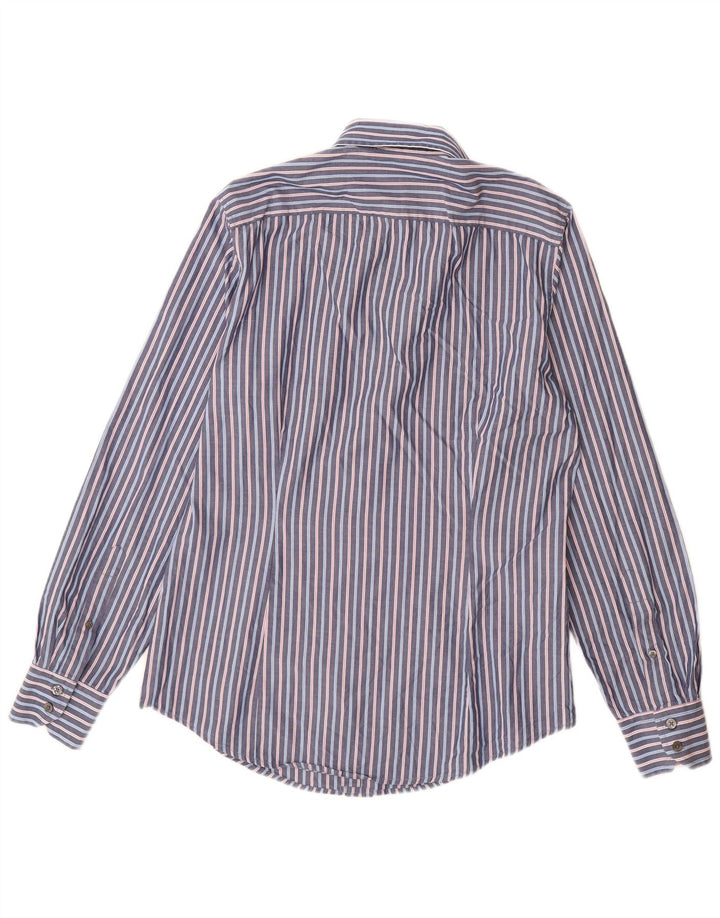 Camicia Benetton Uomo Blu Medio Righe
