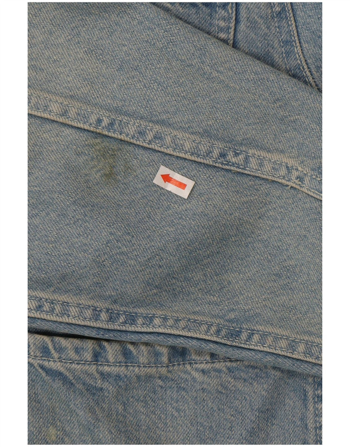 Giacca in denim da uomo Zara UK 38 cotone blu medio