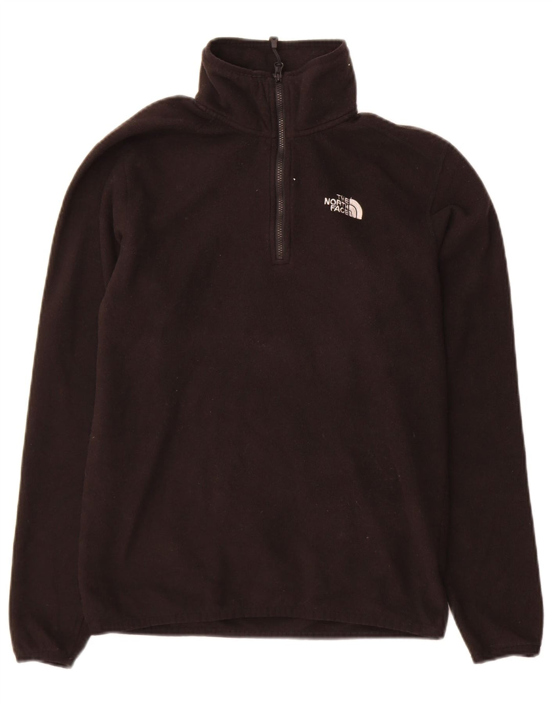 Maglione in pile da uomo The North Face con zip e collo piccolo in poliestere nero