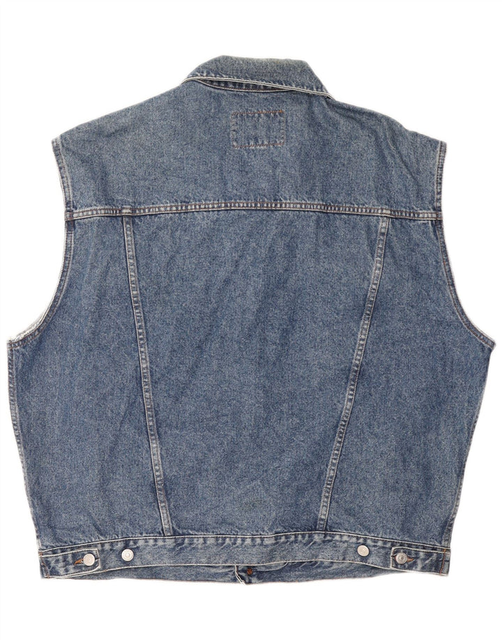 Gilet in denim da uomo CARRERA UK 44 2XL cotone blu