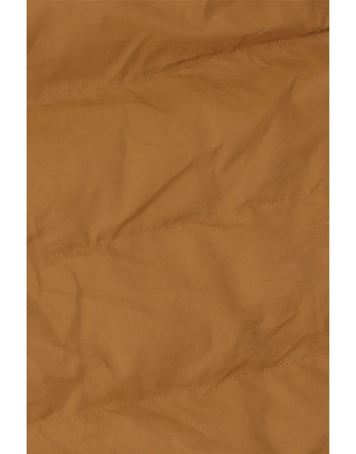 Cappotto imbottito con cappuccio da donna Superdry UK 12 Poliestere beige medio