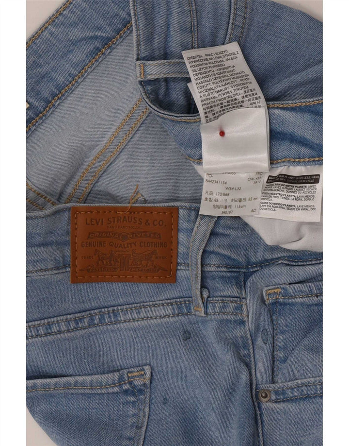 Jeans Levi's da donna 725 a vita alta bootcut W34 L32 Lyocell blu