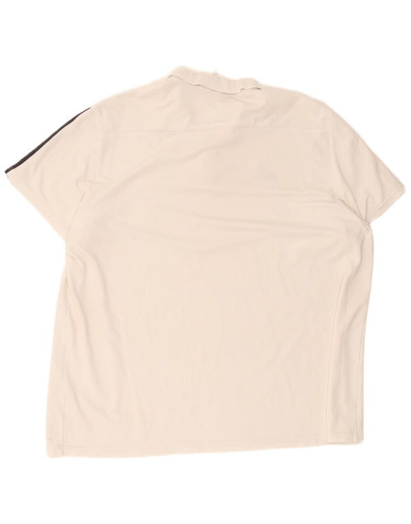 Polo Adidas Uomo ESV Penzberg Regular Fit 3XL Cotone Bianco